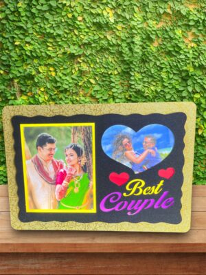 PERSONALIZED BEST COUPLE LED FRAME